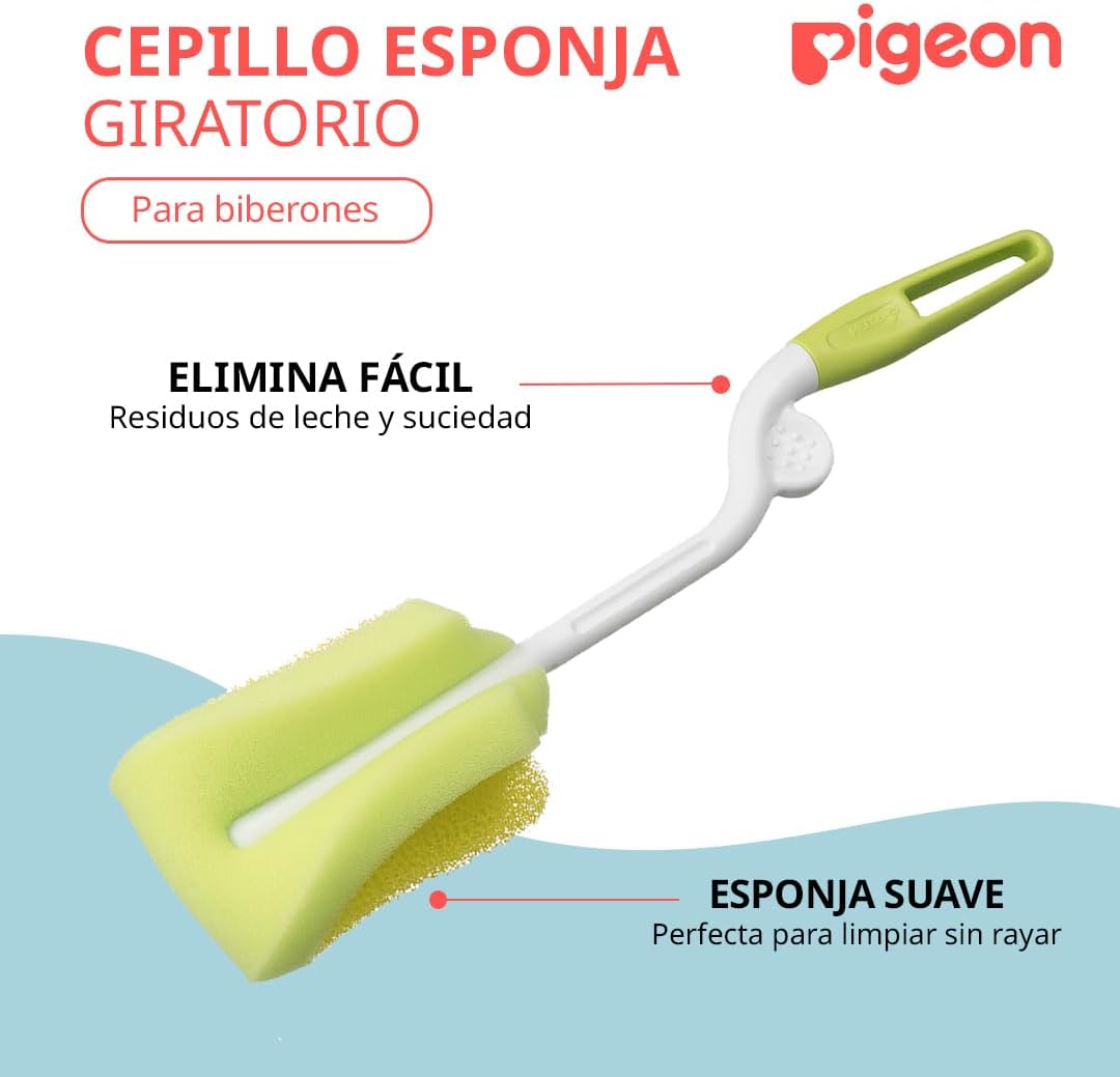 Cepillo de esponja giratorio