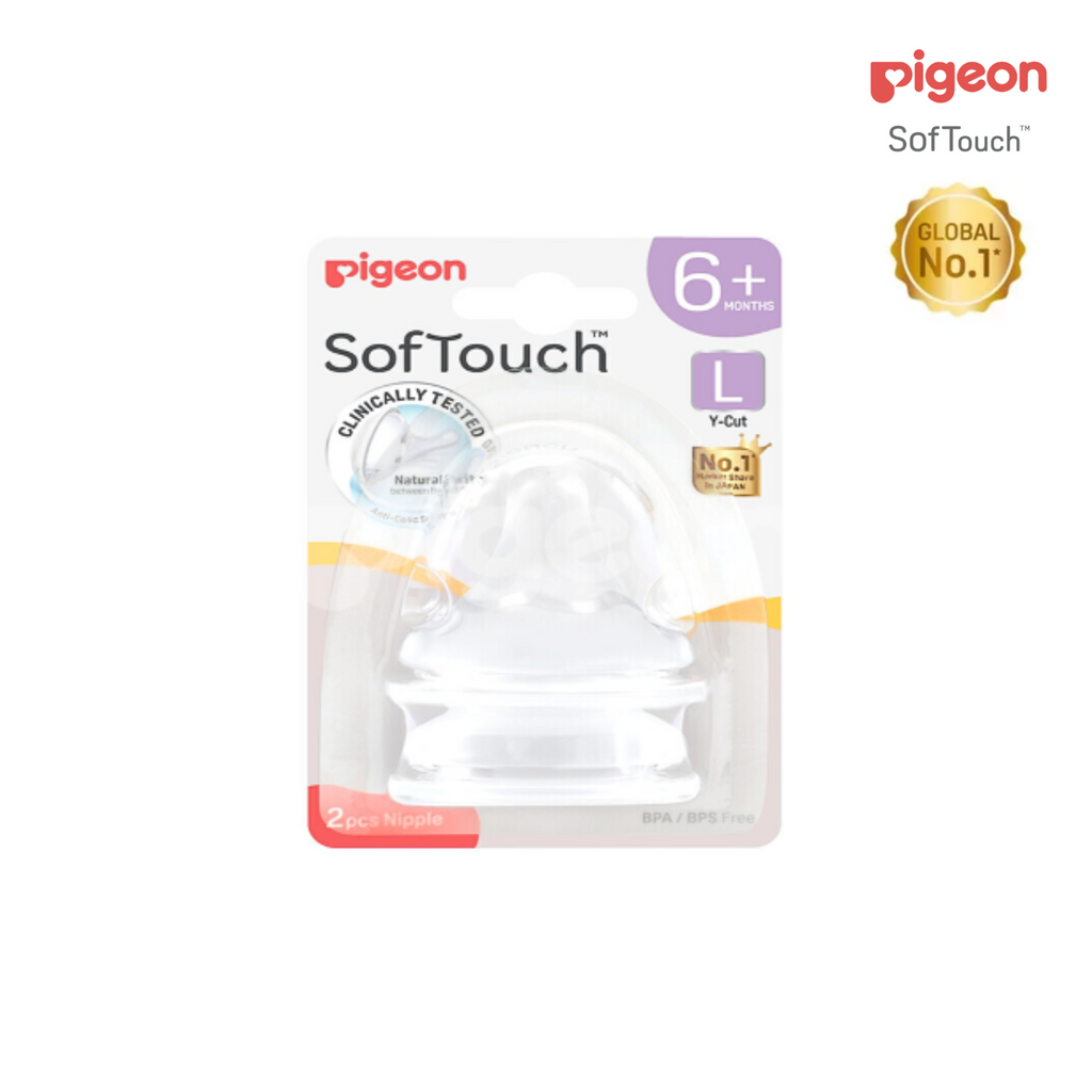 Tetina SofTouch Boca Ancha Talla L (2 unds)
