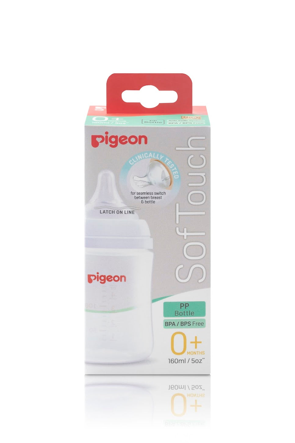 Tetero SofTouch Boca Ancha 160ml