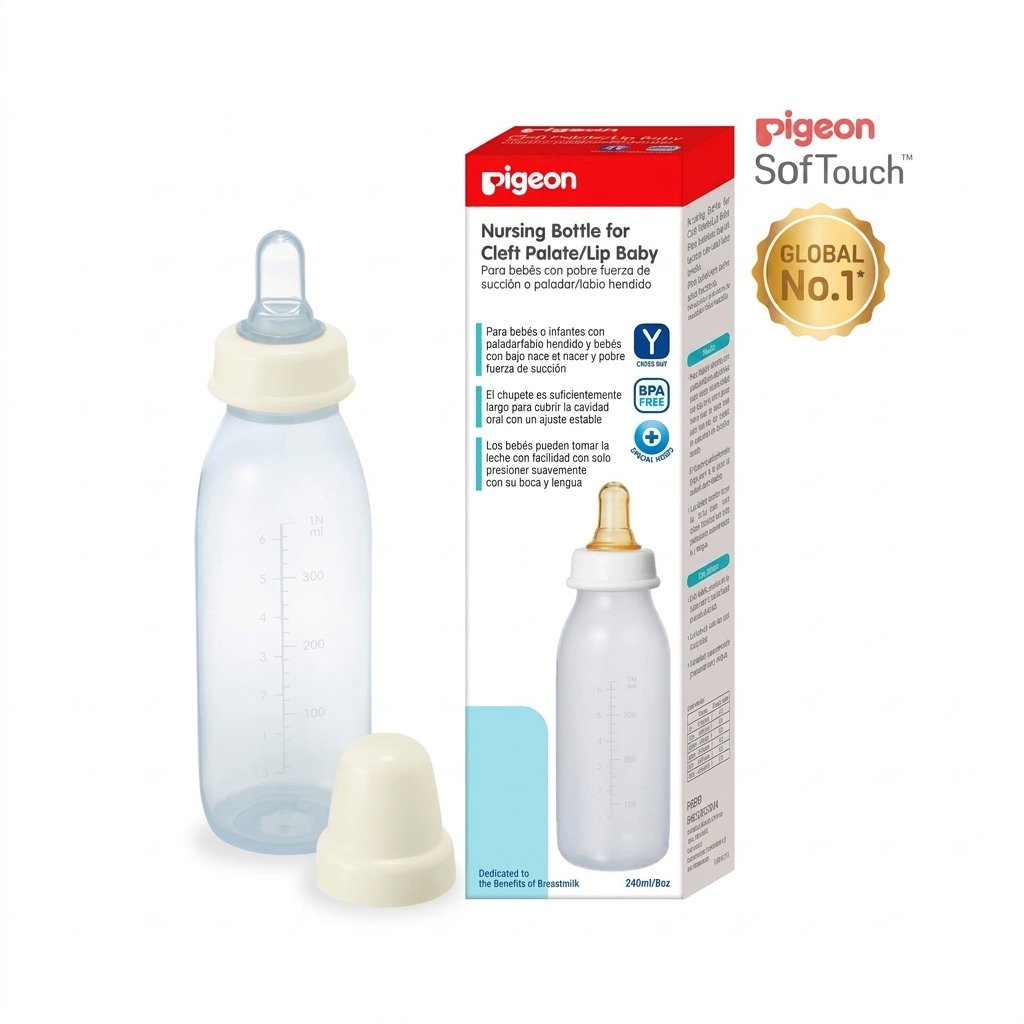 Tetero para Labio Leporino y bebés prematuros
