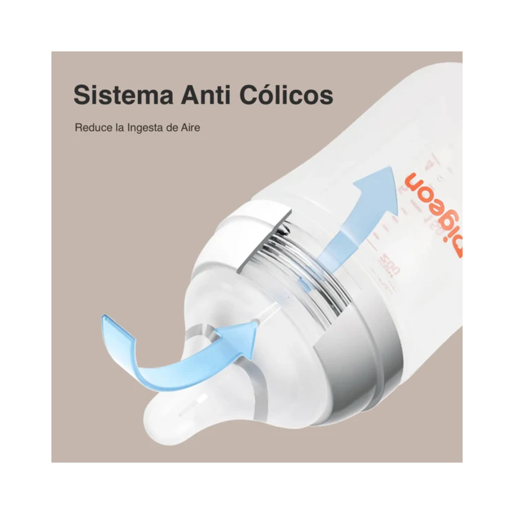 Tetero SofTouch Boca Ancha 240ml