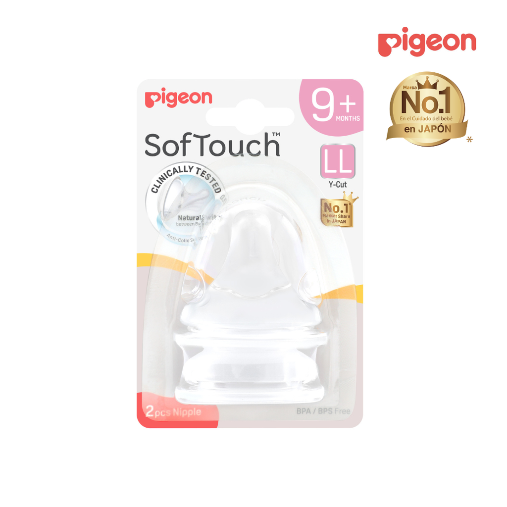 Tetina Softouch Boca Ancha Talla LL (2 Unds)