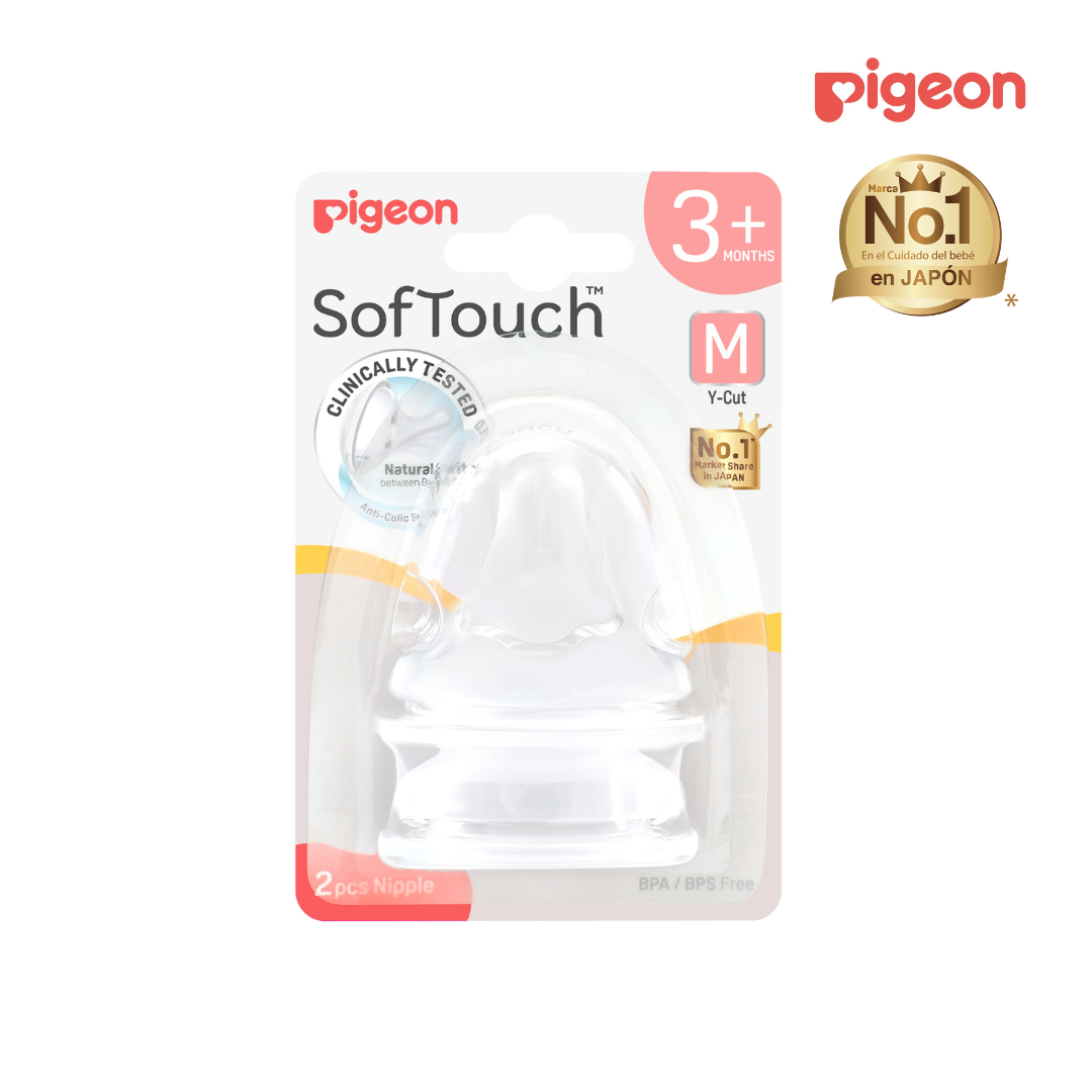 Tetina SofTouch Boca Ancha Talla M (2 unds)