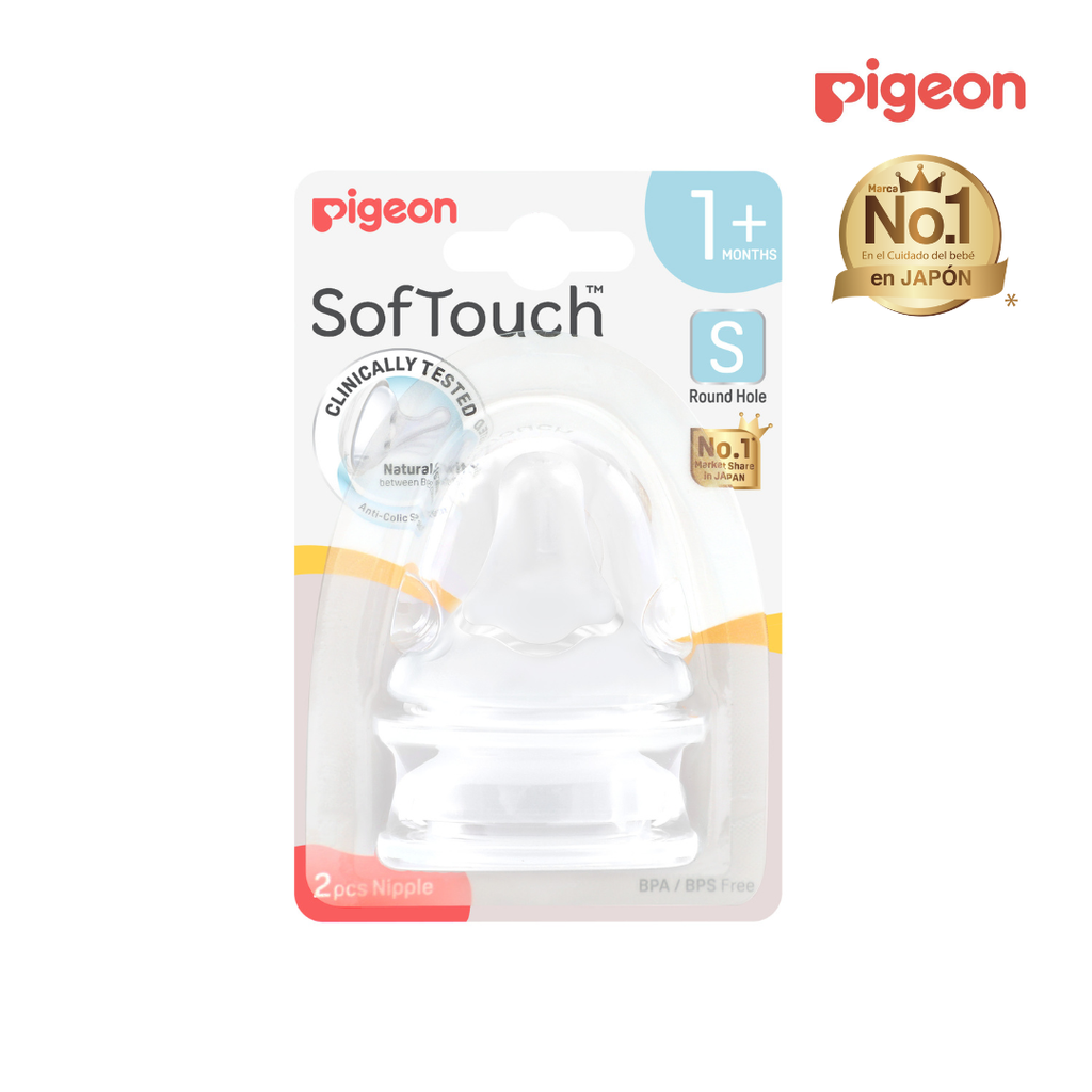 Tetina SofTouch Boca Ancha Talla S (2 unds)