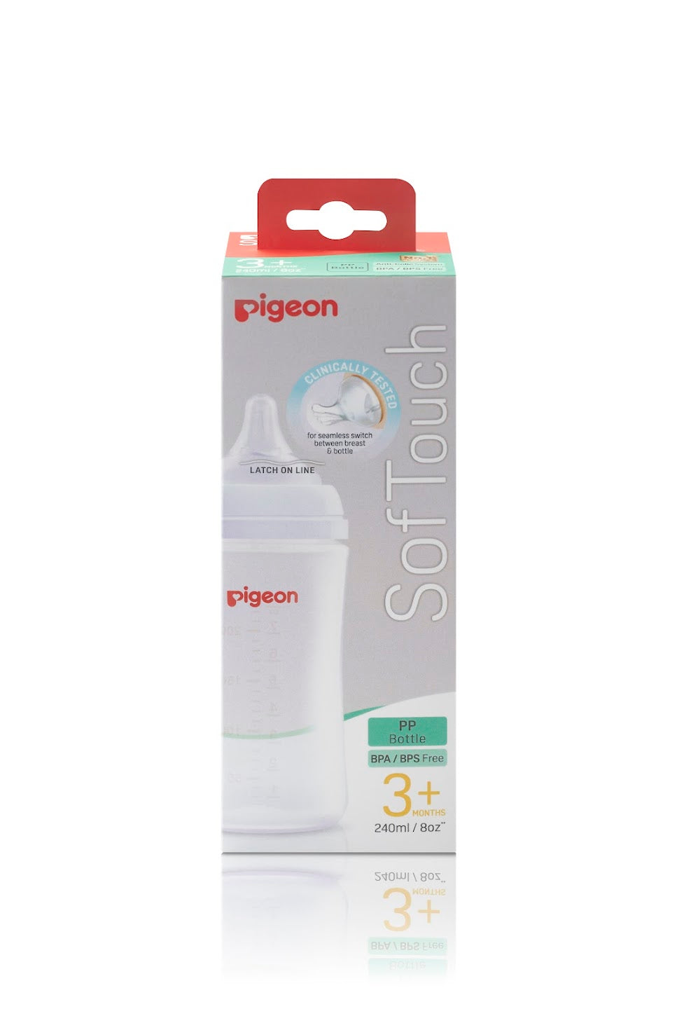 Tetero SofTouch Boca Ancha PP 240ml